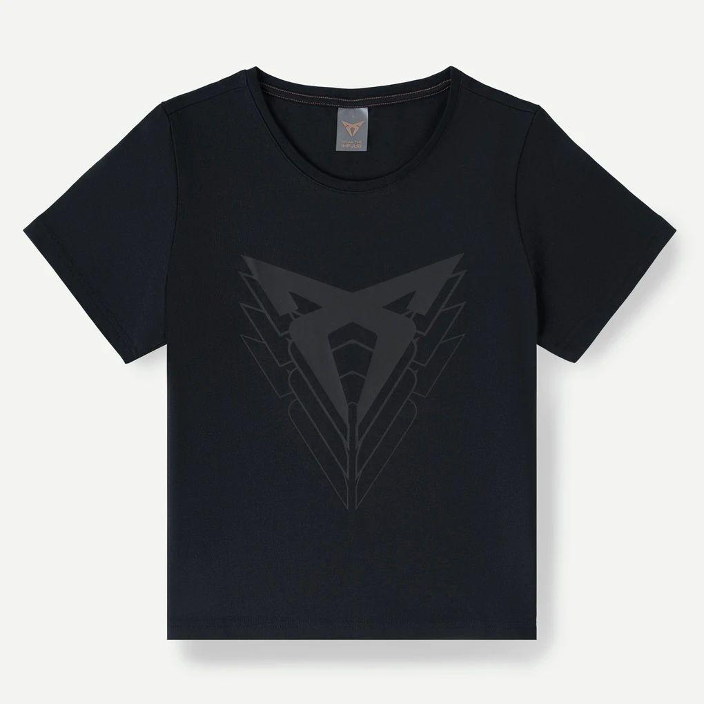 CUPRA Big Logo Schwarz T-Shirt Damen