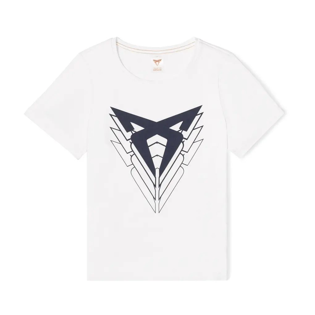 CUPRA Big Logo White Slim Fit Damen