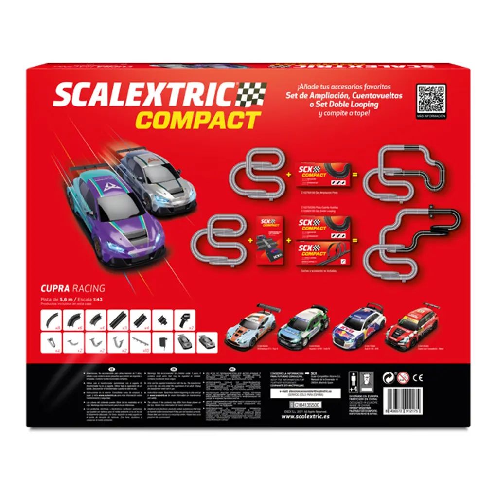 SCX x CUPRA COMPACT 1:43 RACING CIRCUIT