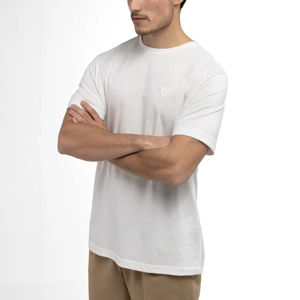 CUPRA EMBOSSED LOGO T-SHIRT Herren, WHITE