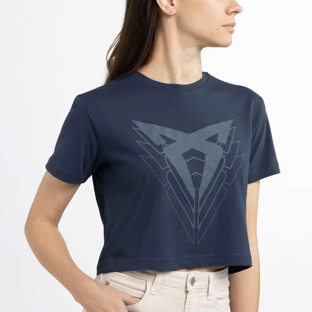CUPRA BIG LOGO T-SHIRT Damen, MOONSLATE