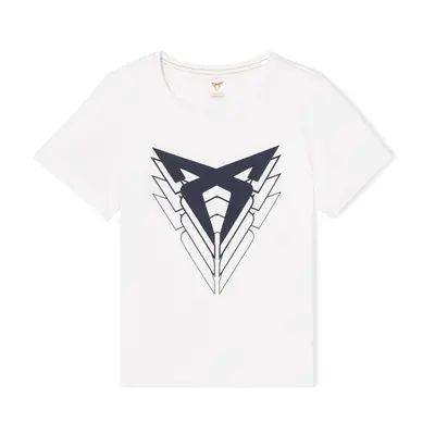 CUPRA Big Logo White Slim Fit Damen