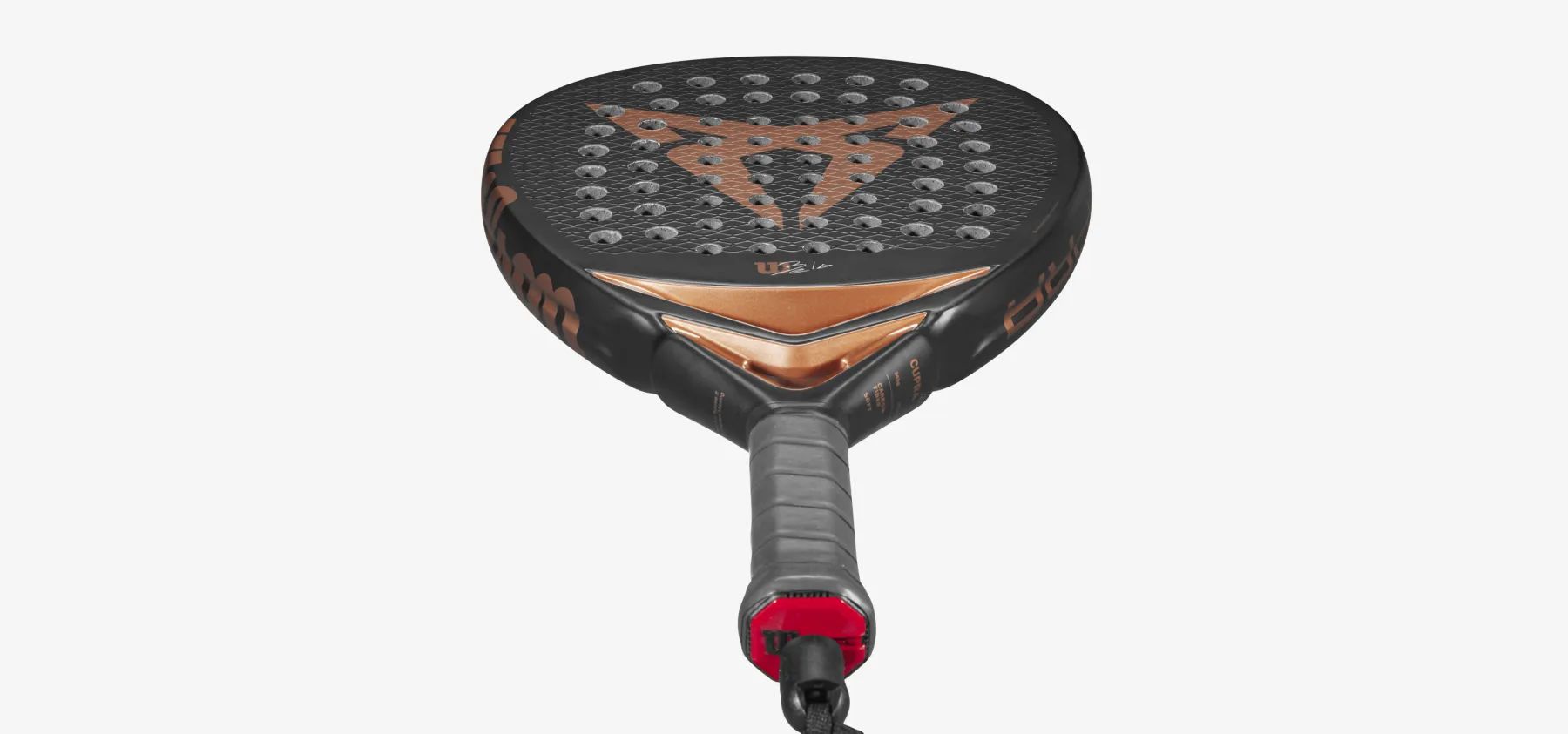 WILSON x CUPRA Wilson Padelschläger V2, schwarz