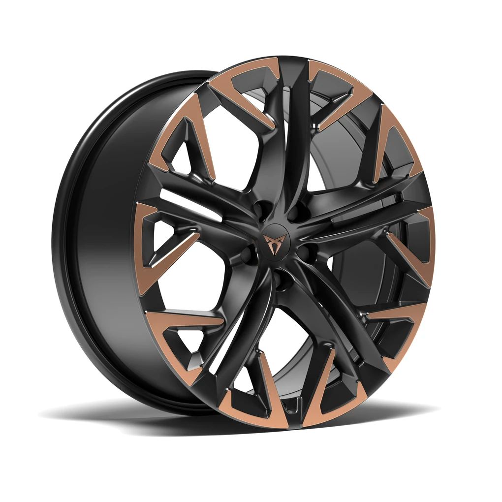 CUPRA Alu WKR Hadron Sw./Kupfer 8,5x20 5/112/38 -235/45 R20 100V TS870P Seal