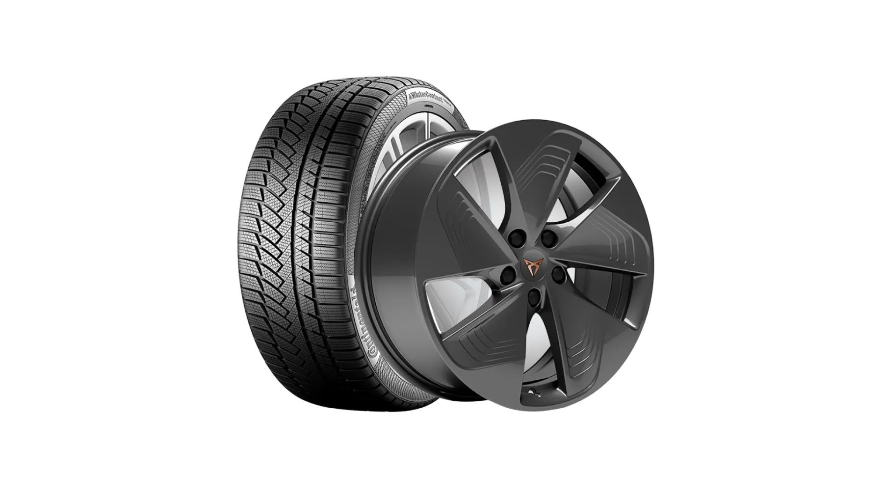 CUPRA Winterkompletträder Cyclone 18", Continental 